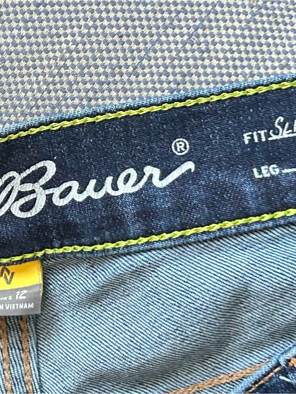 Eddie Bauer Women’s Dark Blue Slim Jeans,Sz 12 - Picture 4 of 8